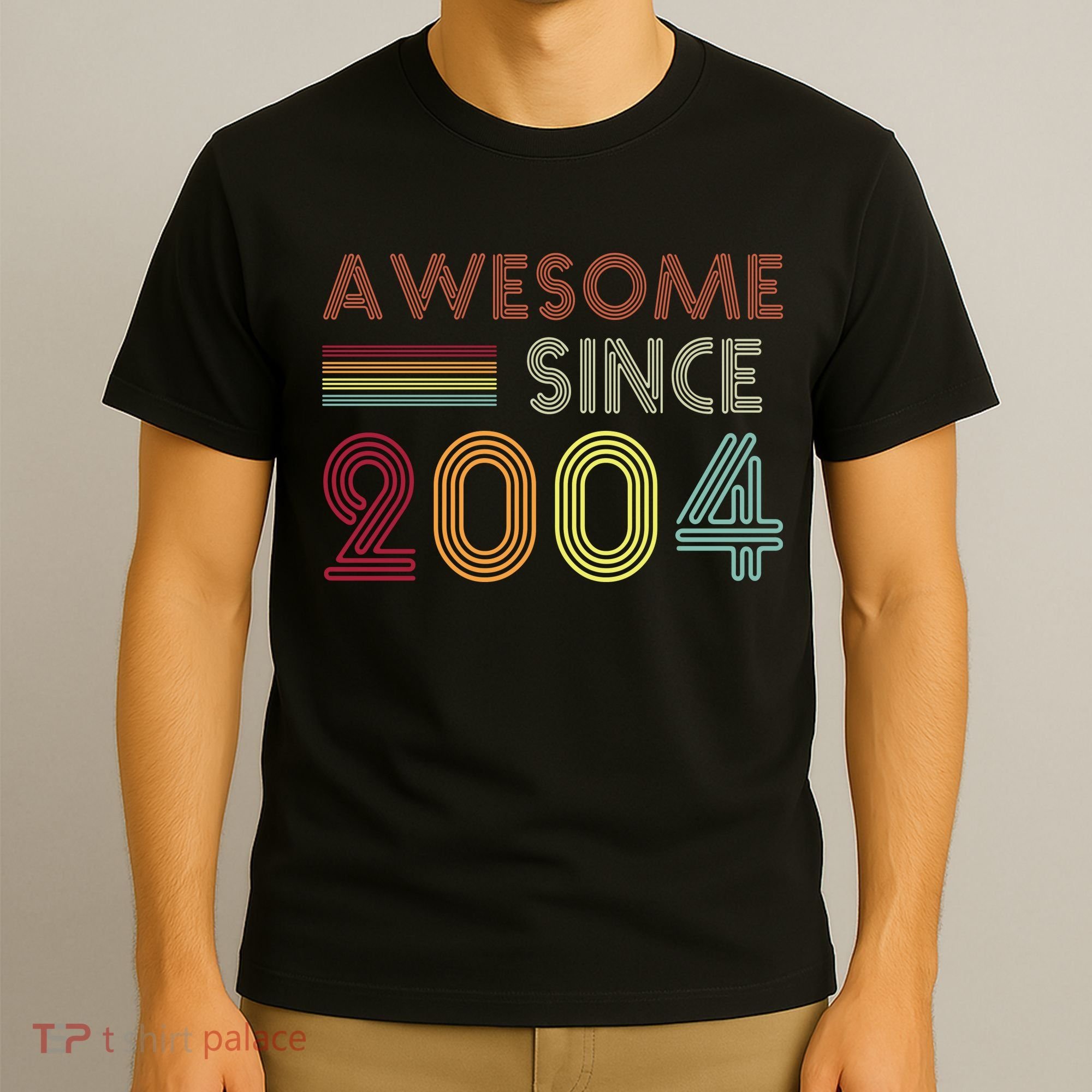 Awesome Since 2004 18th Birthday Retro T-Shirt