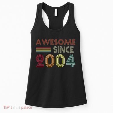 Awesome Since 2004 18th Birthday Retro Women's Tank Top