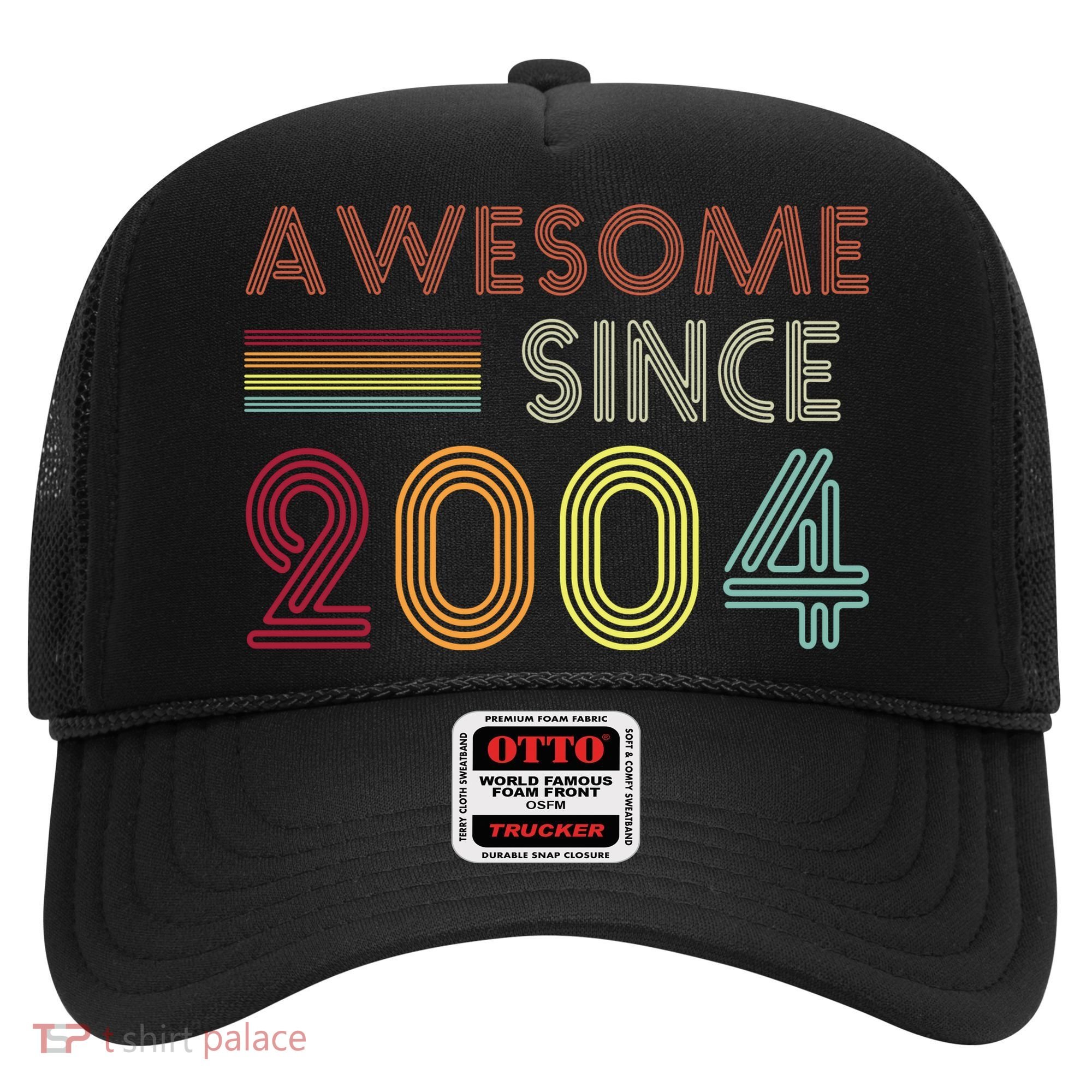 Awesome Since 2004 18th Birthday Retro Hat