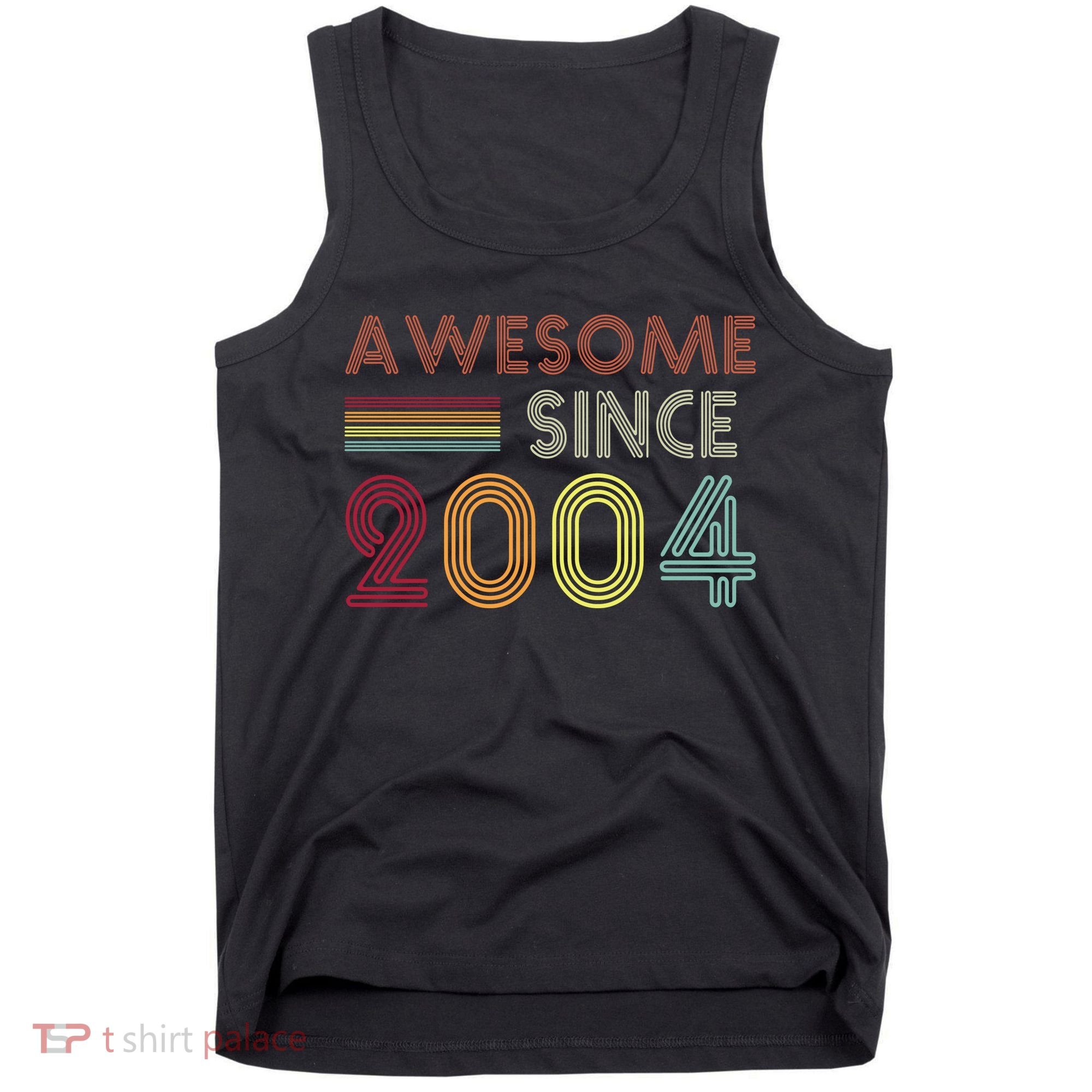 Awesome Since 2004 18th Birthday Retro Tank Top