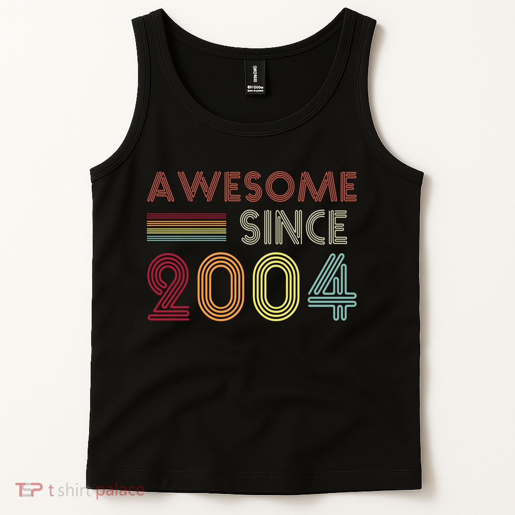 Awesome Since 2004 18th Birthday Retro Tank Top