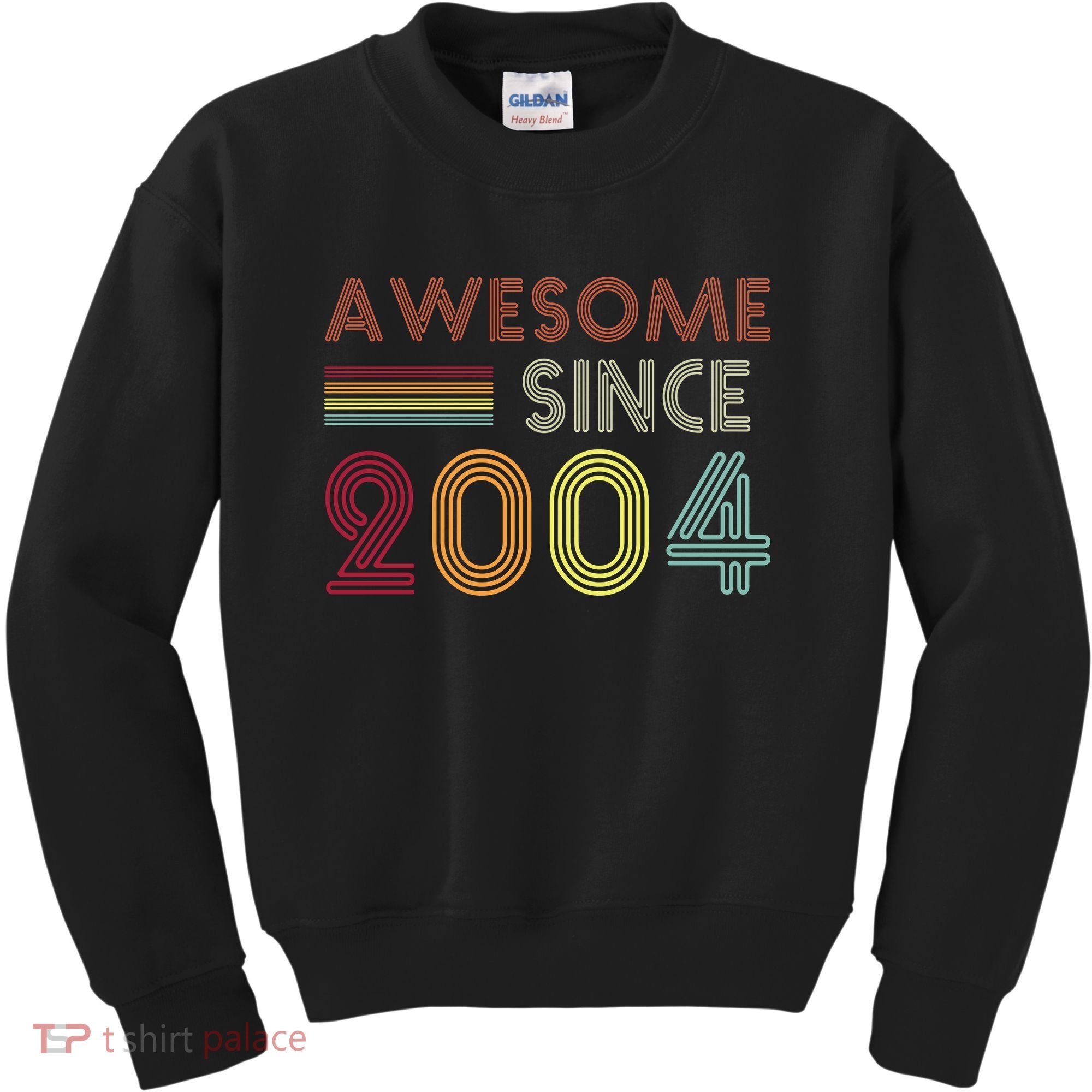 Awesome Since 2004 18th Birthday Retro Kids Sweatshirt