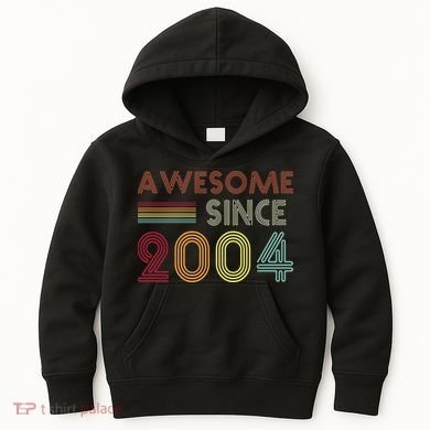 Awesome Since 2004 18th Birthday Retro Kids Hoodie