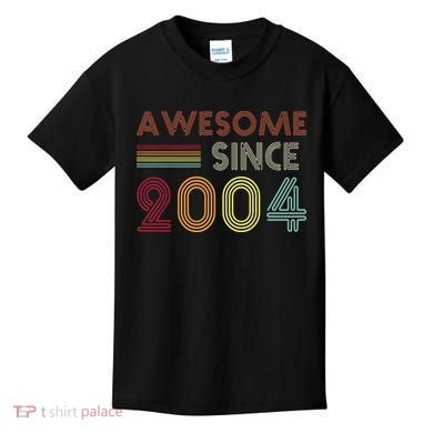 Awesome Since 2004 18th Birthday Retro Kids T-Shirt