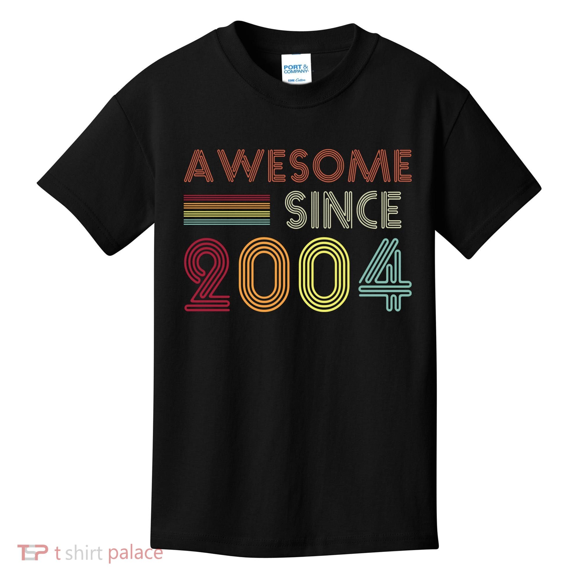 Awesome Since 2004 18th Birthday Retro Kids T-Shirt