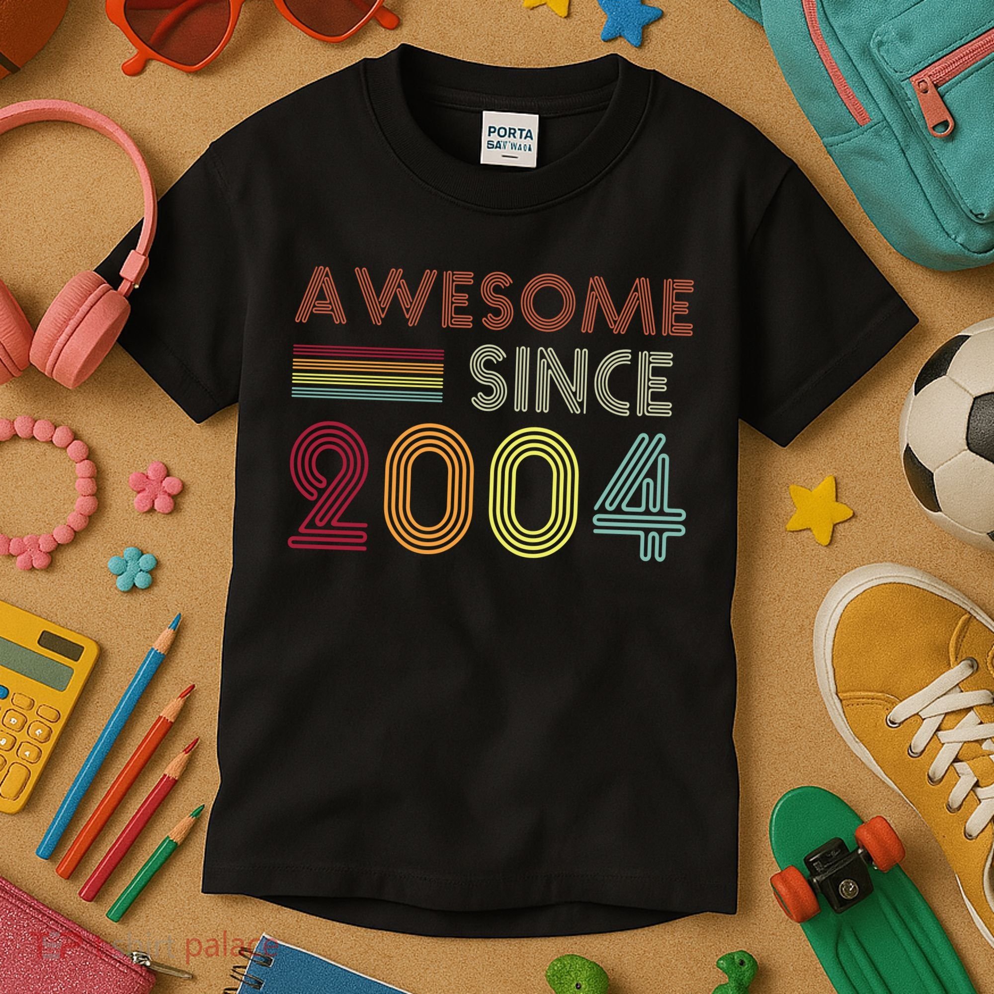 Awesome Since 2004 18th Birthday Retro Kids T-Shirt