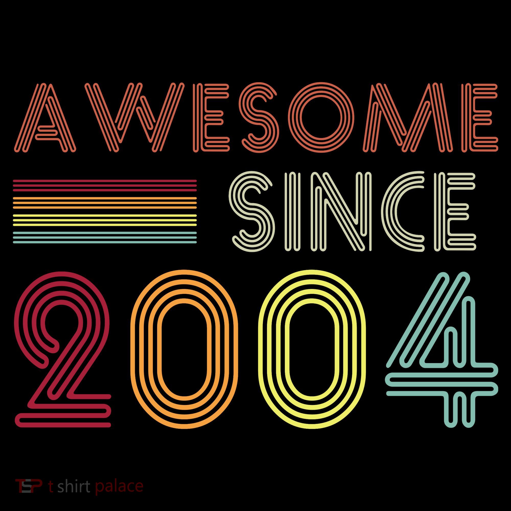 Awesome Since 2004 18th Birthday Retro Kids T-Shirt