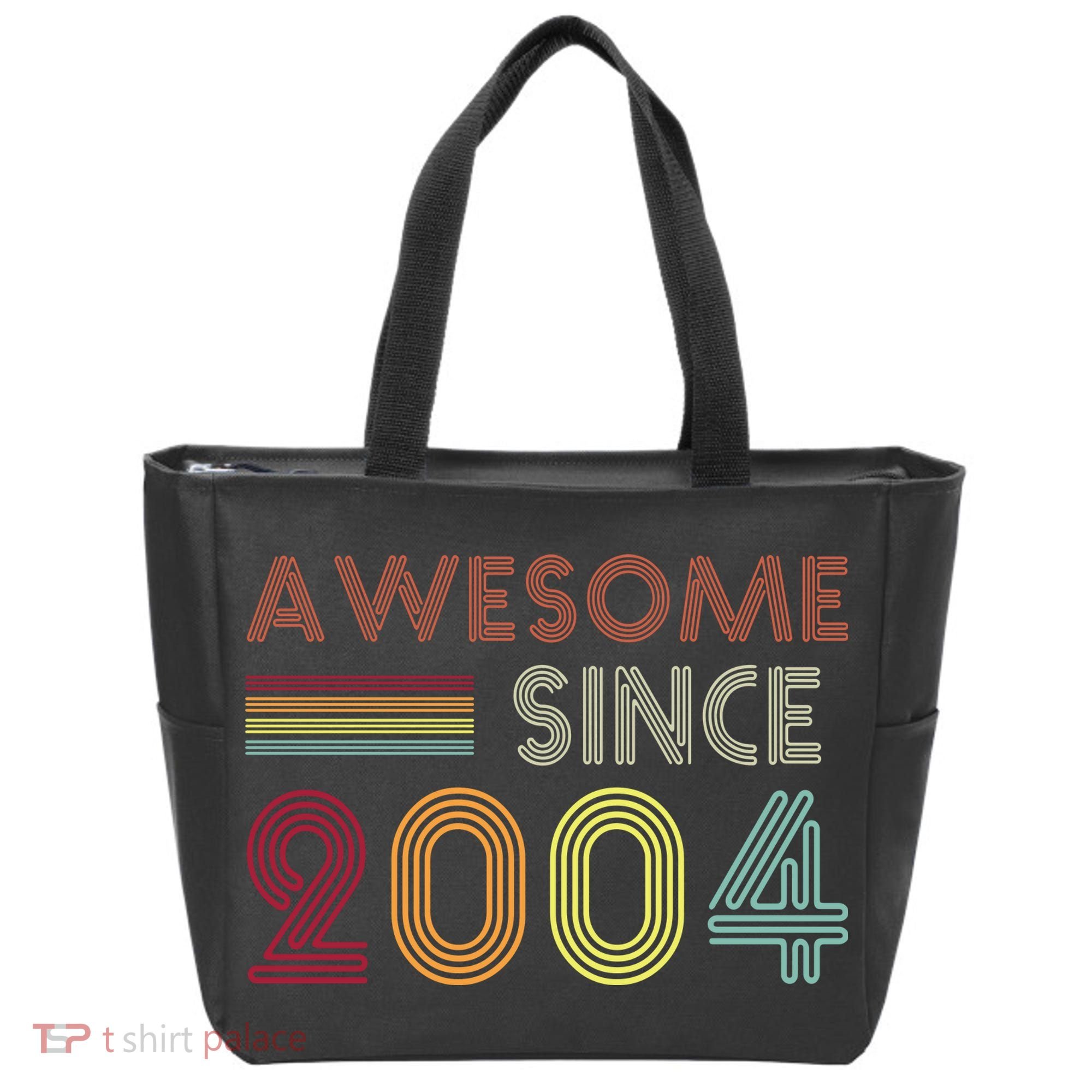 Awesome Since 2004 18th Birthday Retro Tote Bag