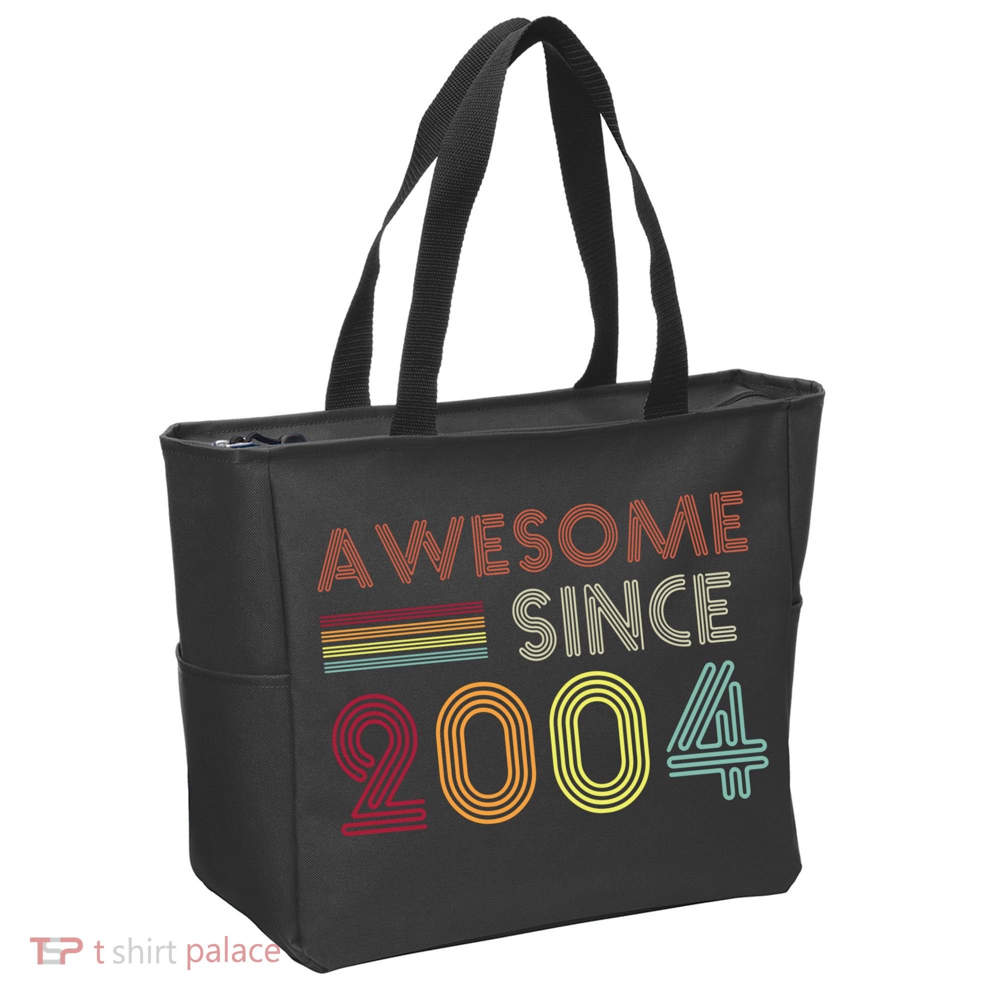 Awesome Since 2004 18th Birthday Retro Tote Bag