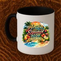 Aruba Squad 2026 One Happy Island Coffee Mug thumb 2