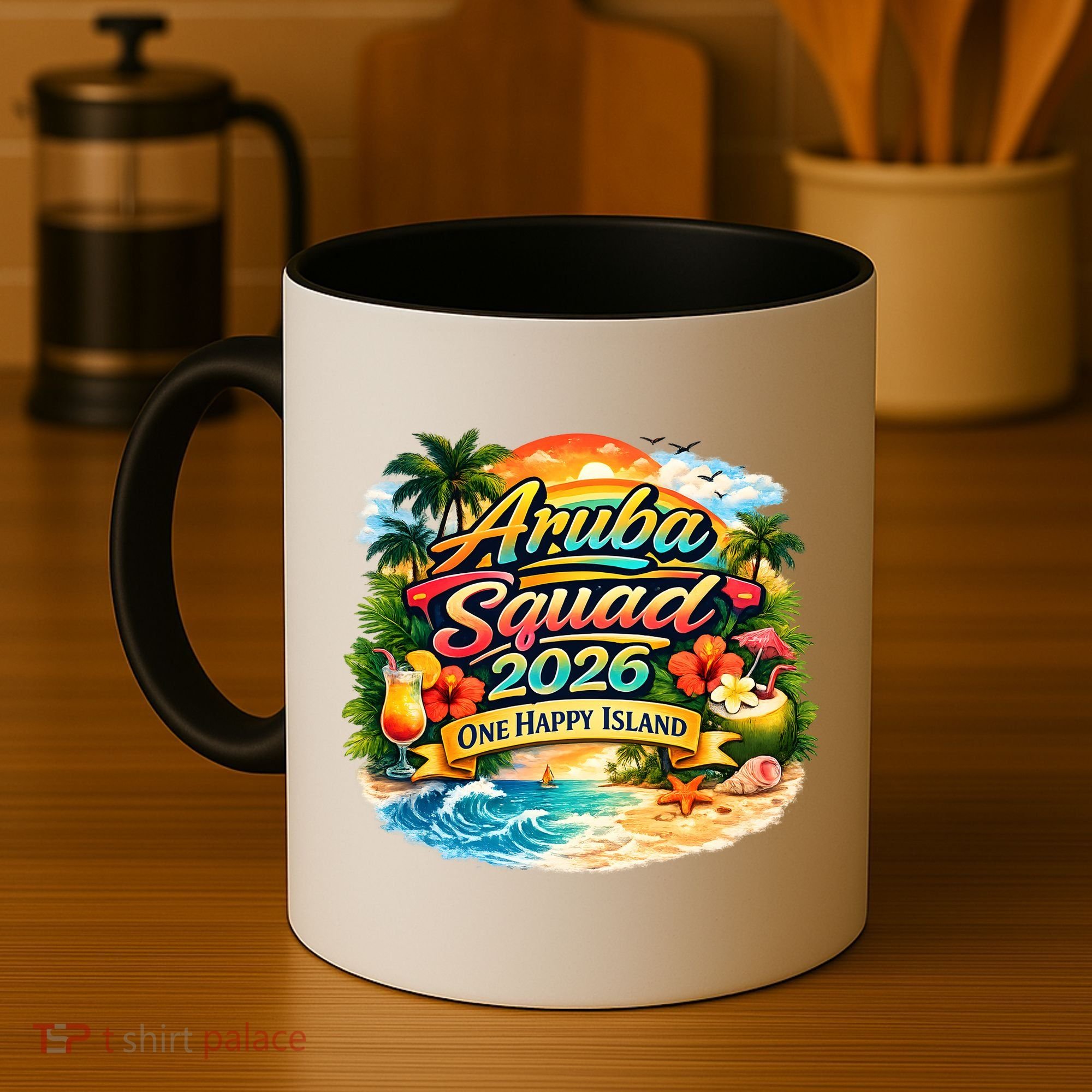 Aruba Squad 2026 One Happy Island Coffee Mug