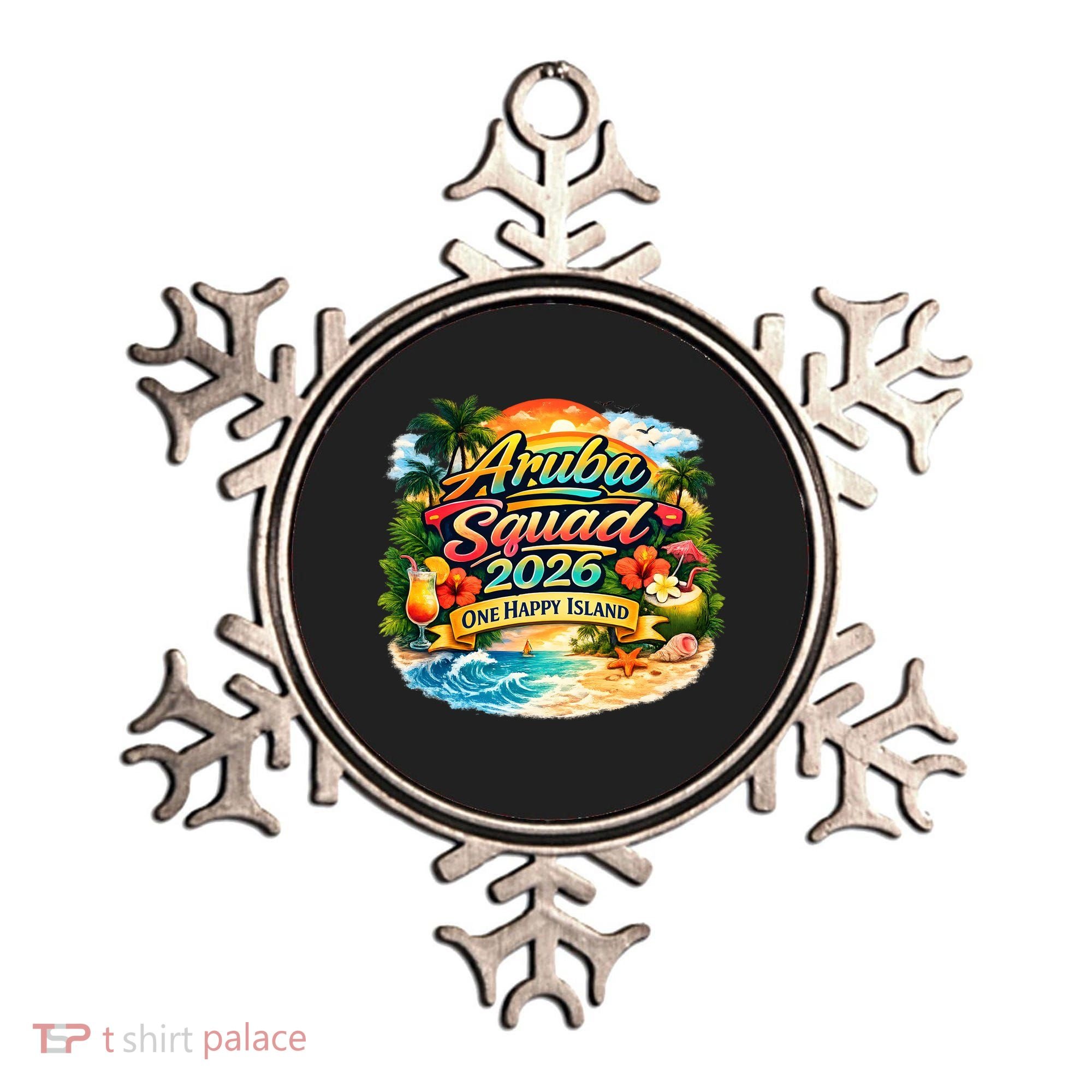 Aruba Squad 2026 One Happy Island Ornament