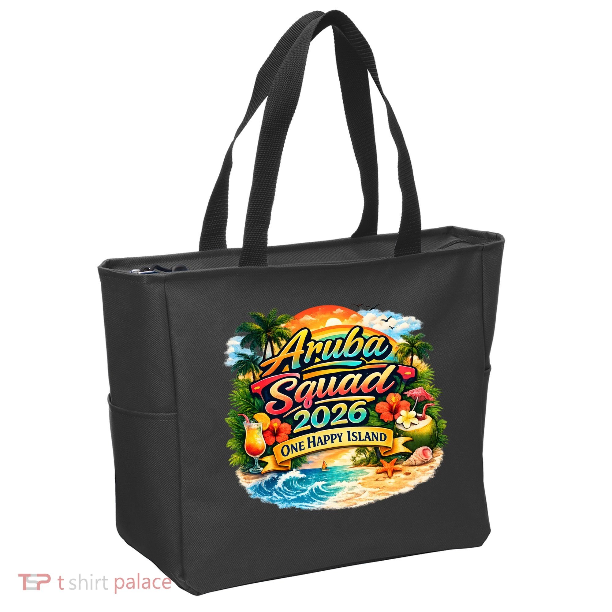 Aruba Squad 2026 One Happy Island Tote Bag