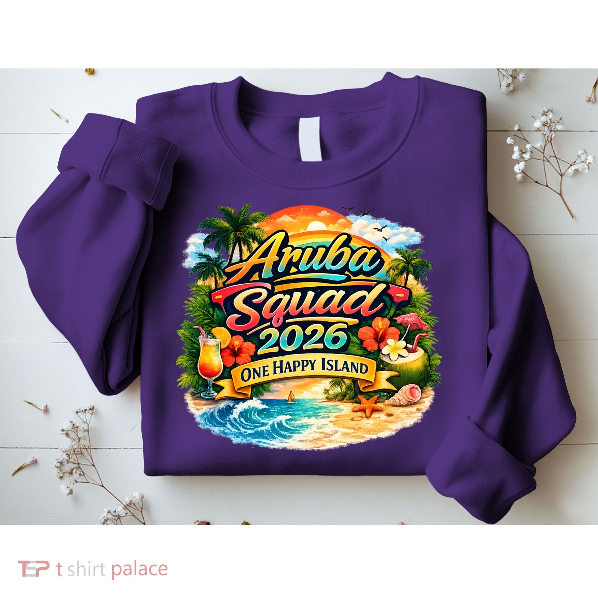 Aruba Squad 2026 One Happy Island Sweatshirt