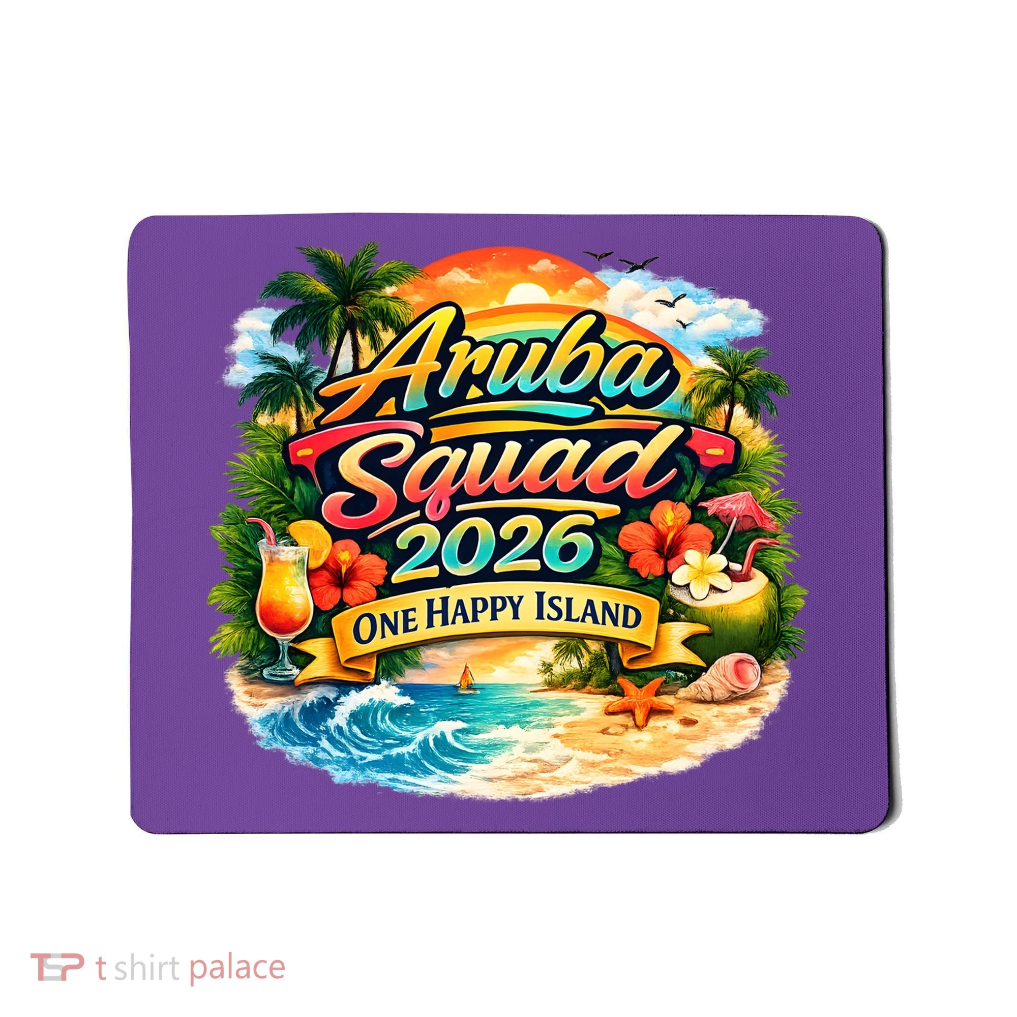 Aruba Squad 2026 One Happy Island Mousepad