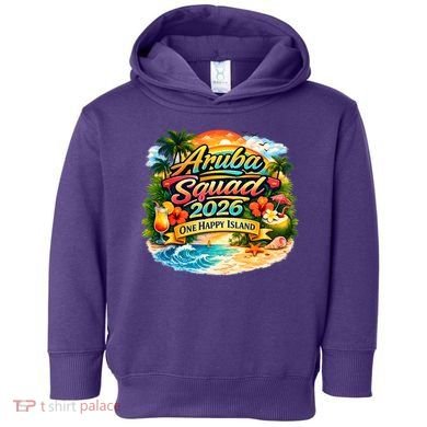 Aruba Squad 2026 One Happy Island Toddler Hoodie
