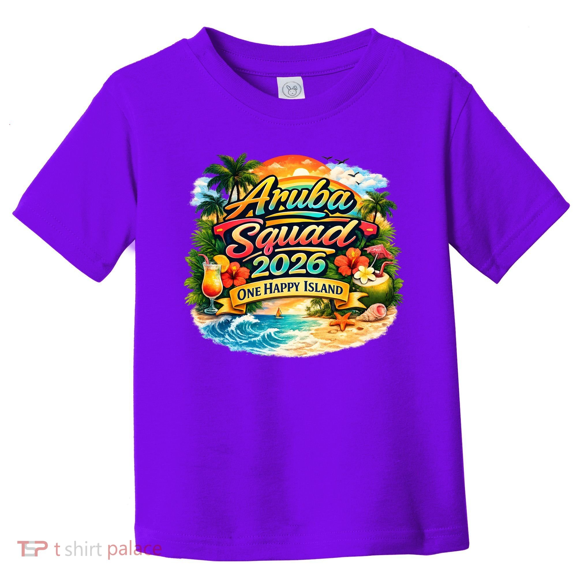 Aruba Squad 2026 One Happy Island Toddler T-Shirt