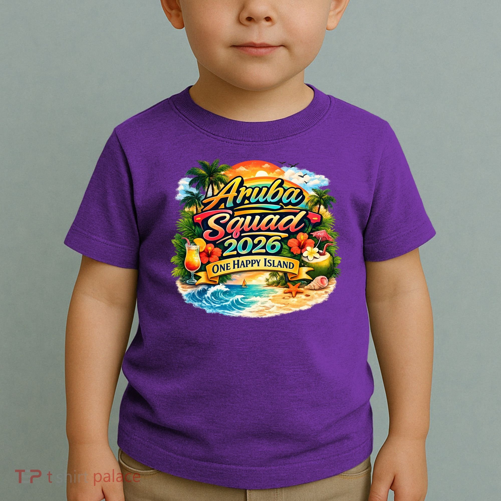 Aruba Squad 2026 One Happy Island Toddler T-Shirt