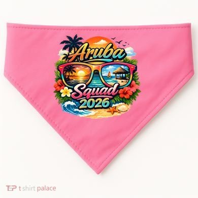 Aruba Squad 2026 USA-Made Doggie Bandana