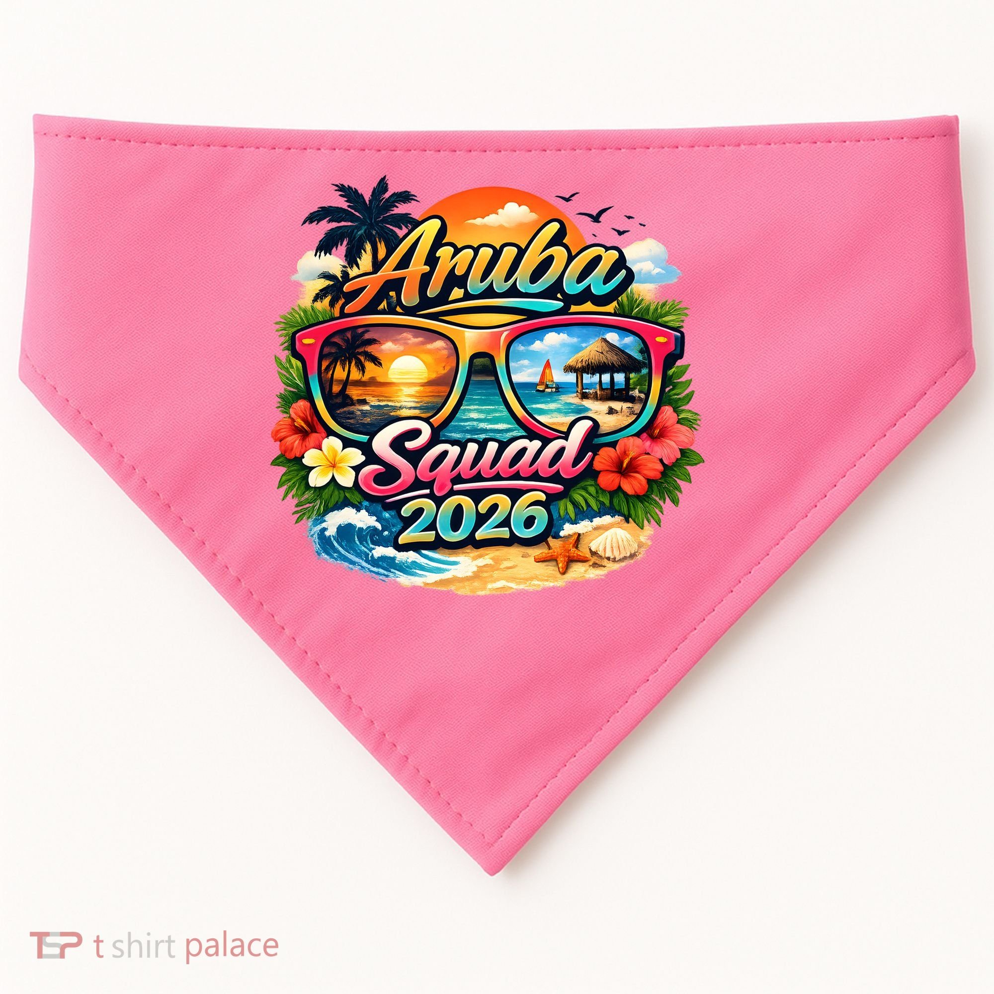 Aruba Squad 2026 USA-Made Doggie Bandana