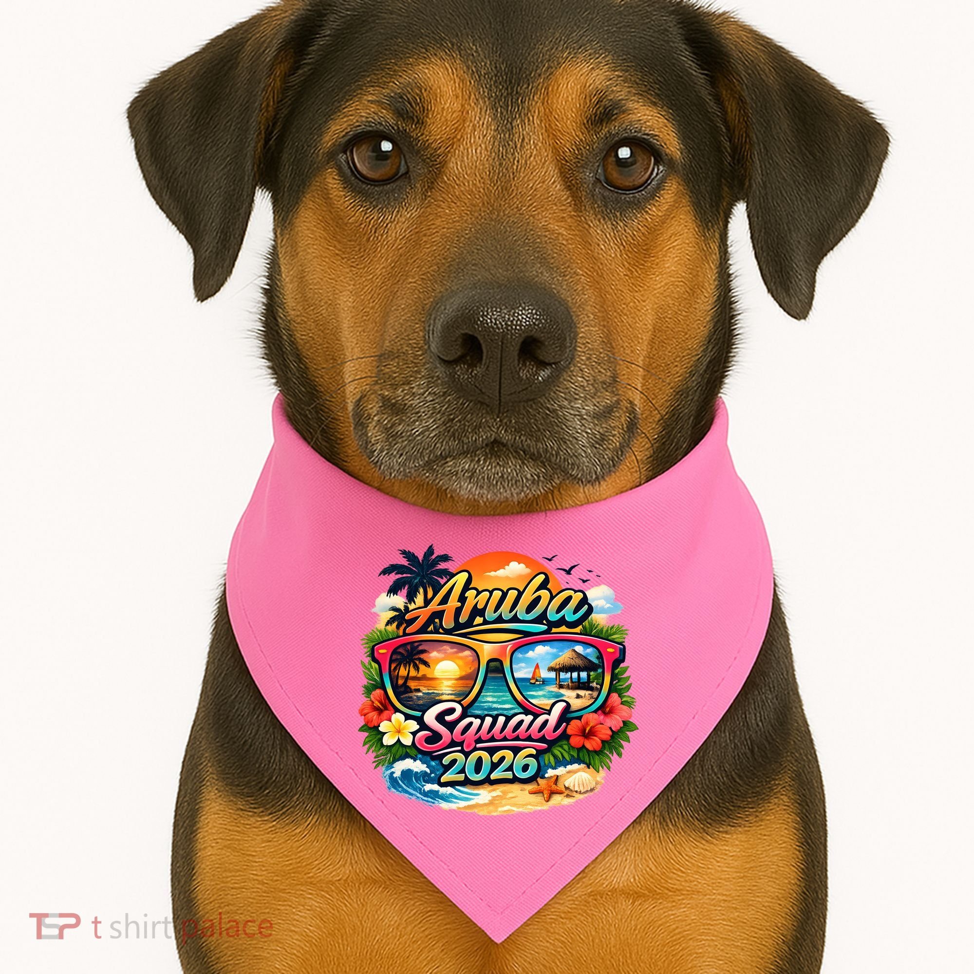 Aruba Squad 2026 USA-Made Doggie Bandana