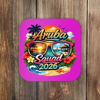 Aruba Squad 2026 Coaster
