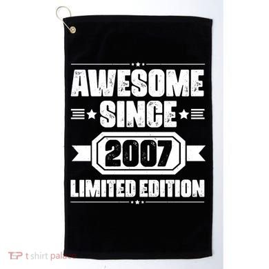 Awesome Since 2007 Limited Edition Golf Towel