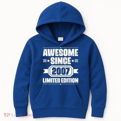 Awesome Since 2007 Limited Edition Kids Hoodie
