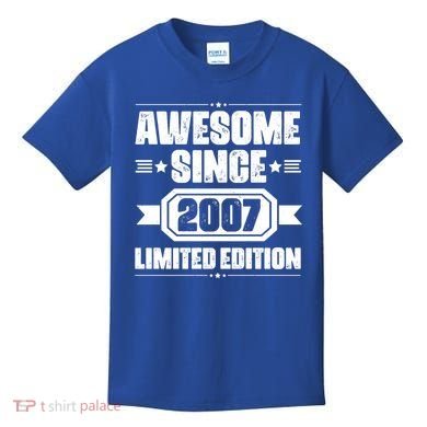 Awesome Since 2007 Limited Edition Kids T-Shirt