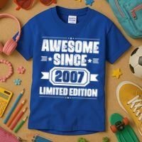 Awesome Since 2007 Limited Edition Kids T-Shirt thumb 3