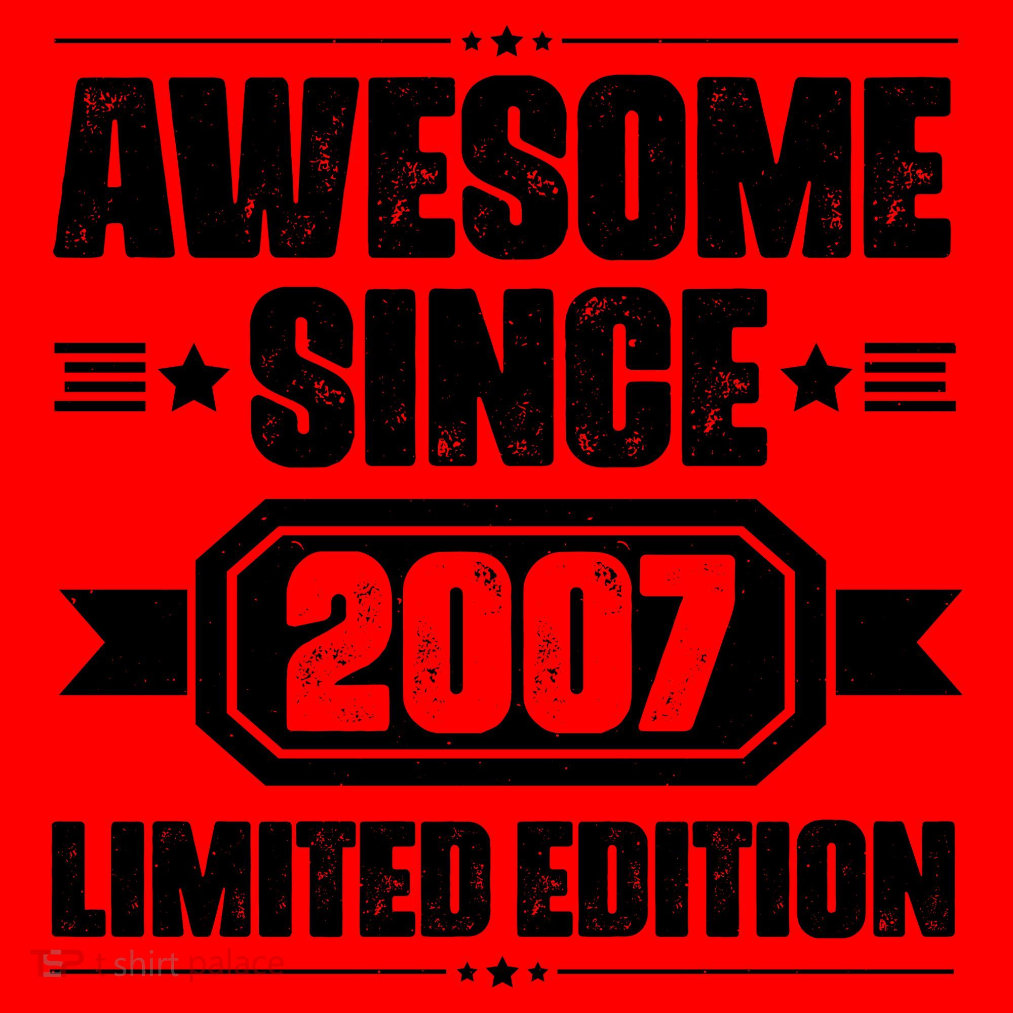 Awesome Since 2007 Limited Edition Santa Hat