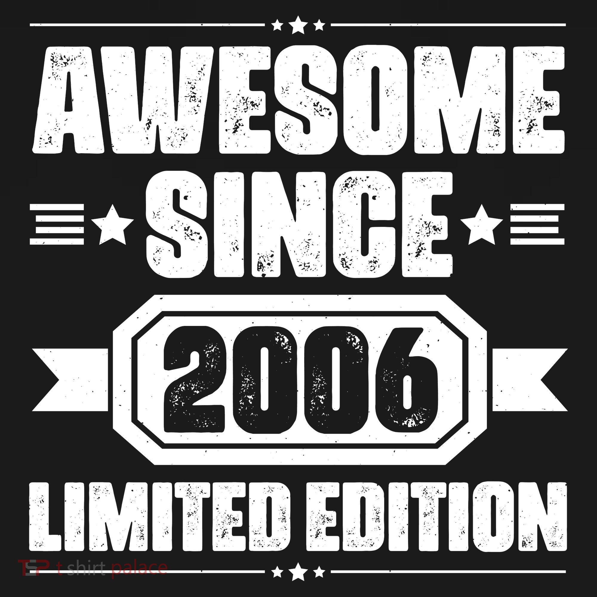 Awesome Since 2006 Limited Edition Birthday Apron