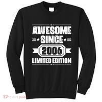 Awesome Since 2006 Limited Edition Birthday Sweatshirt thumb 0
