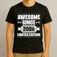 Awesome Since 2006 Limited Edition Birthday T-Shirt thumb 3