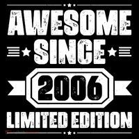 Awesome Since 2006 Limited Edition Birthday Ornament thumb 1