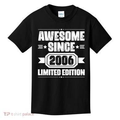Awesome Since 2006 Limited Edition Birthday Kids T-Shirt