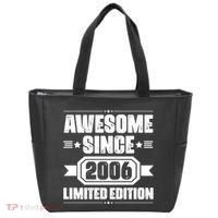 Awesome Since 2006 Limited Edition Birthday Tote Bag thumb 0