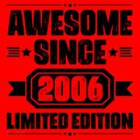 Awesome Since 2006 Limited Edition Birthday Santa Hat thumb 1