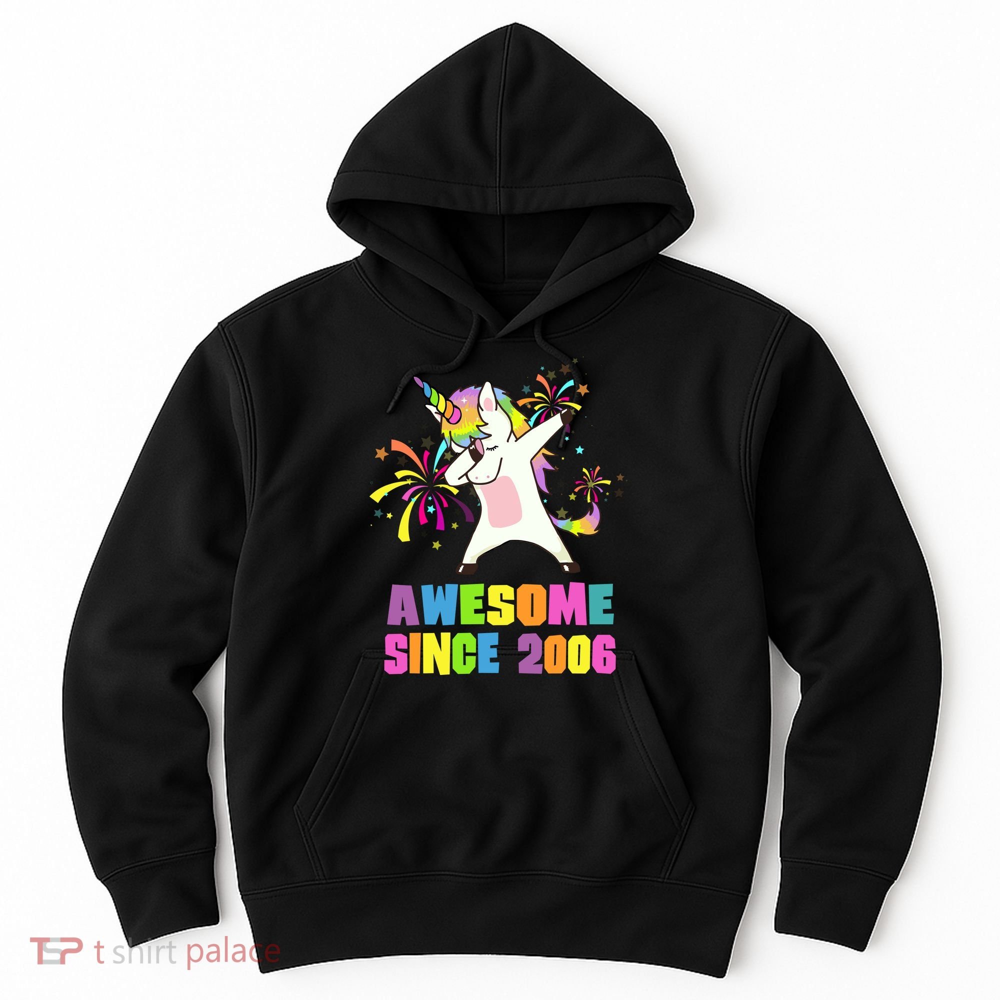 Awesome Since 2006 Unicorn 17 Years Old 17th Birthday Hoodie