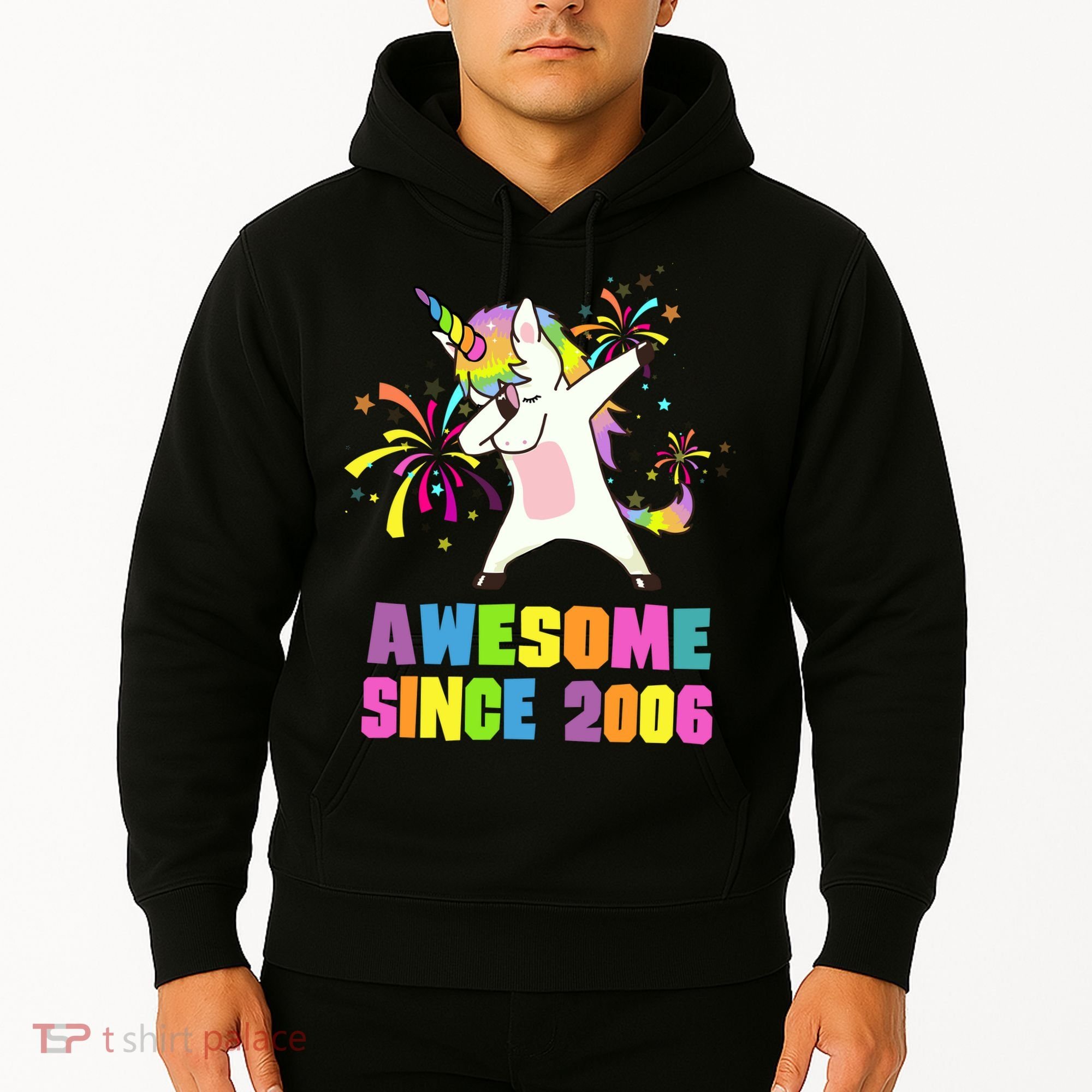 Awesome Since 2006 Unicorn 17 Years Old 17th Birthday Hoodie