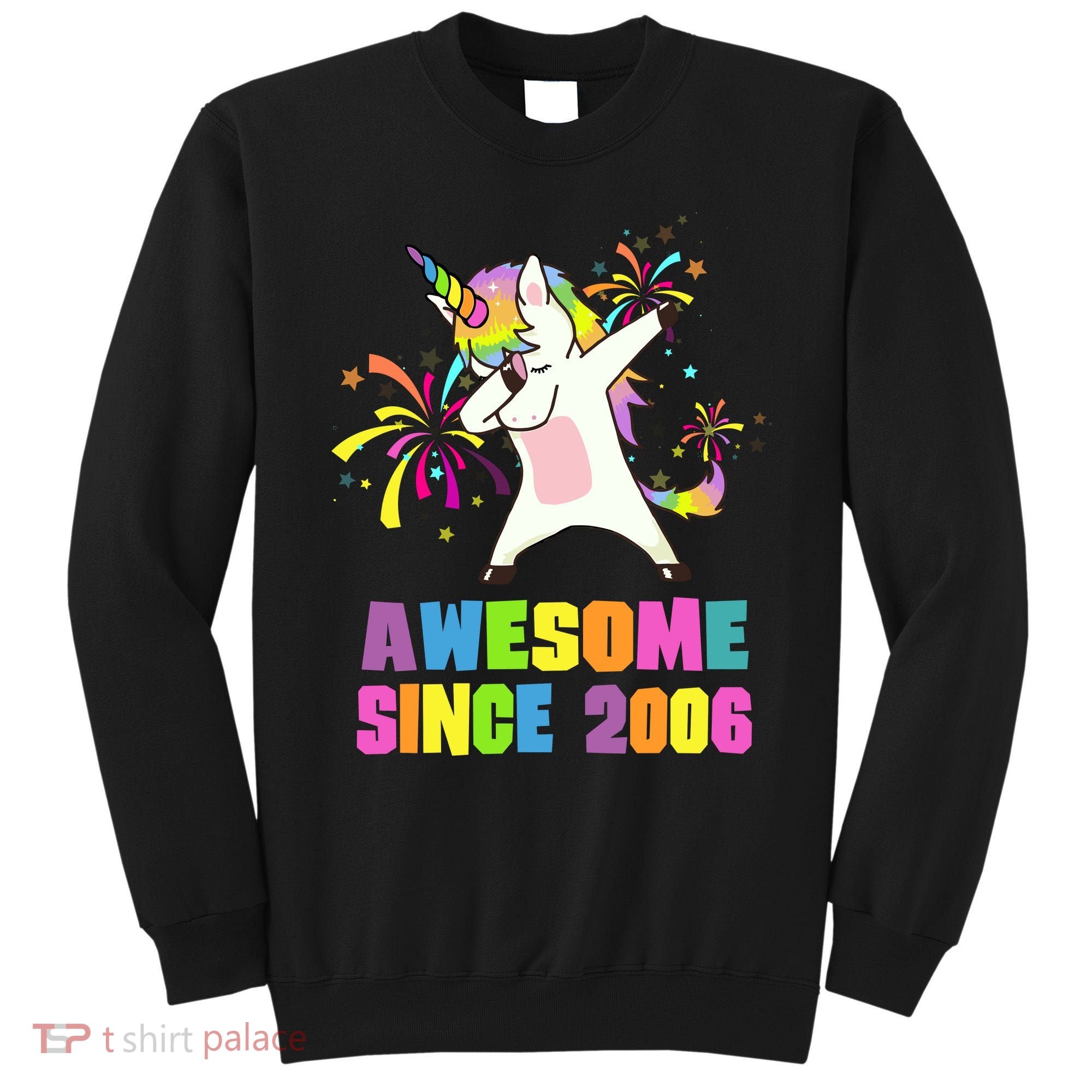 Awesome Since 2006 Unicorn 17 Years Old 17th Birthday Sweatshirt