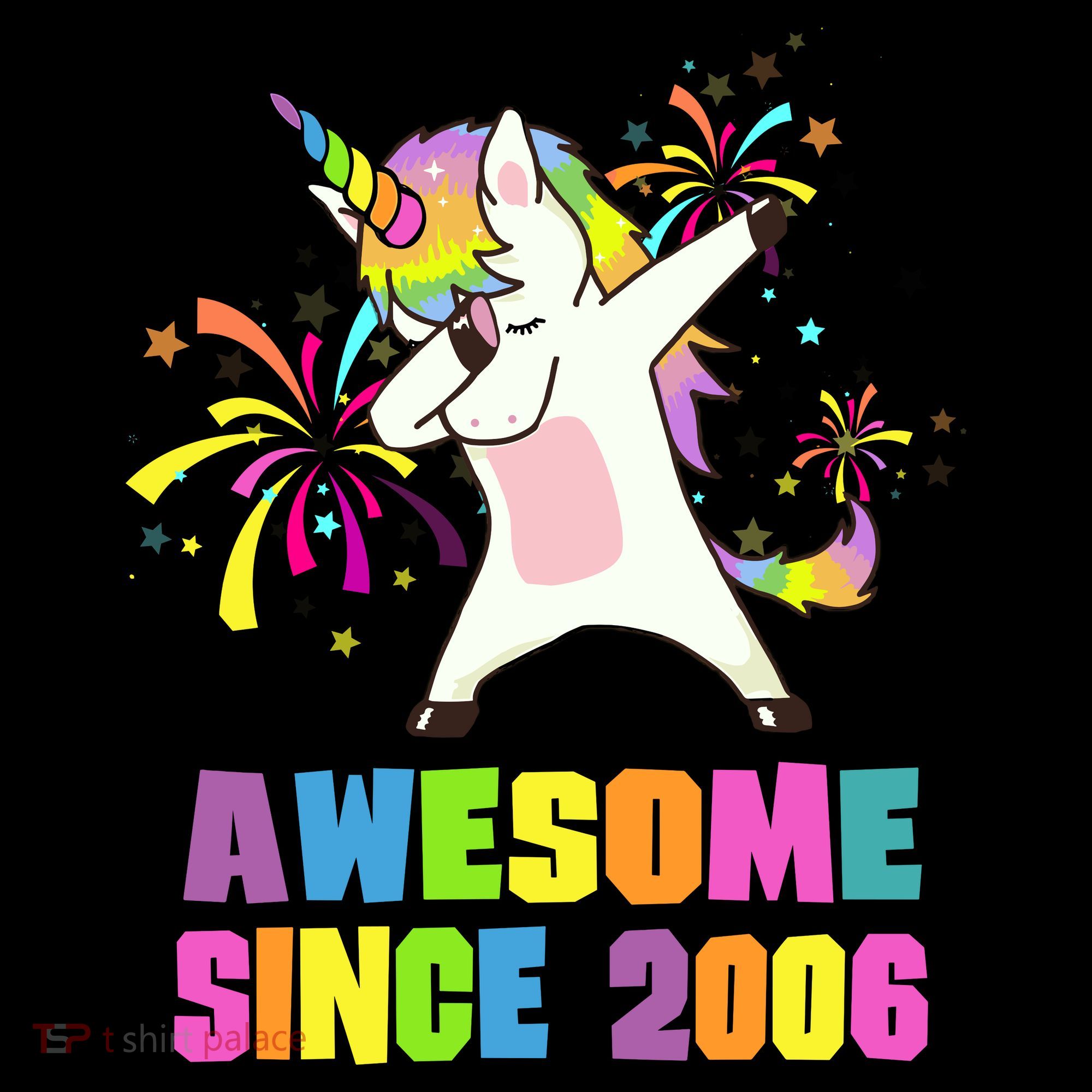Awesome Since 2006 Unicorn 17 Years Old 17th Birthday Women's Hoodie