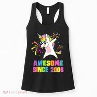 Awesome Since 2006 Unicorn 17 Years Old 17th Birthday Women's Tank Top thumb 0