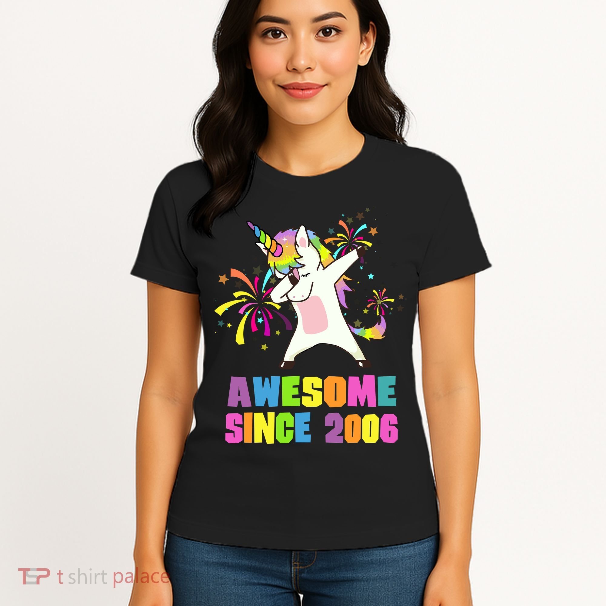 Awesome Since 2006 Unicorn 17 Years Old 17th Birthday Women's T-Shirt