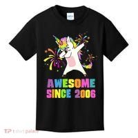 Awesome Since 2006 Unicorn 17 Years Old 17th Birthday Kids T-Shirt thumb 0