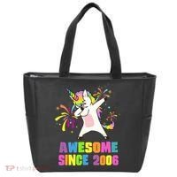 Awesome Since 2006 Unicorn 17 Years Old 17th Birthday Tote Bag thumb 0