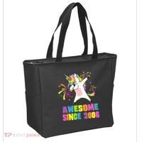 Awesome Since 2006 Unicorn 17 Years Old 17th Birthday Tote Bag thumb 2
