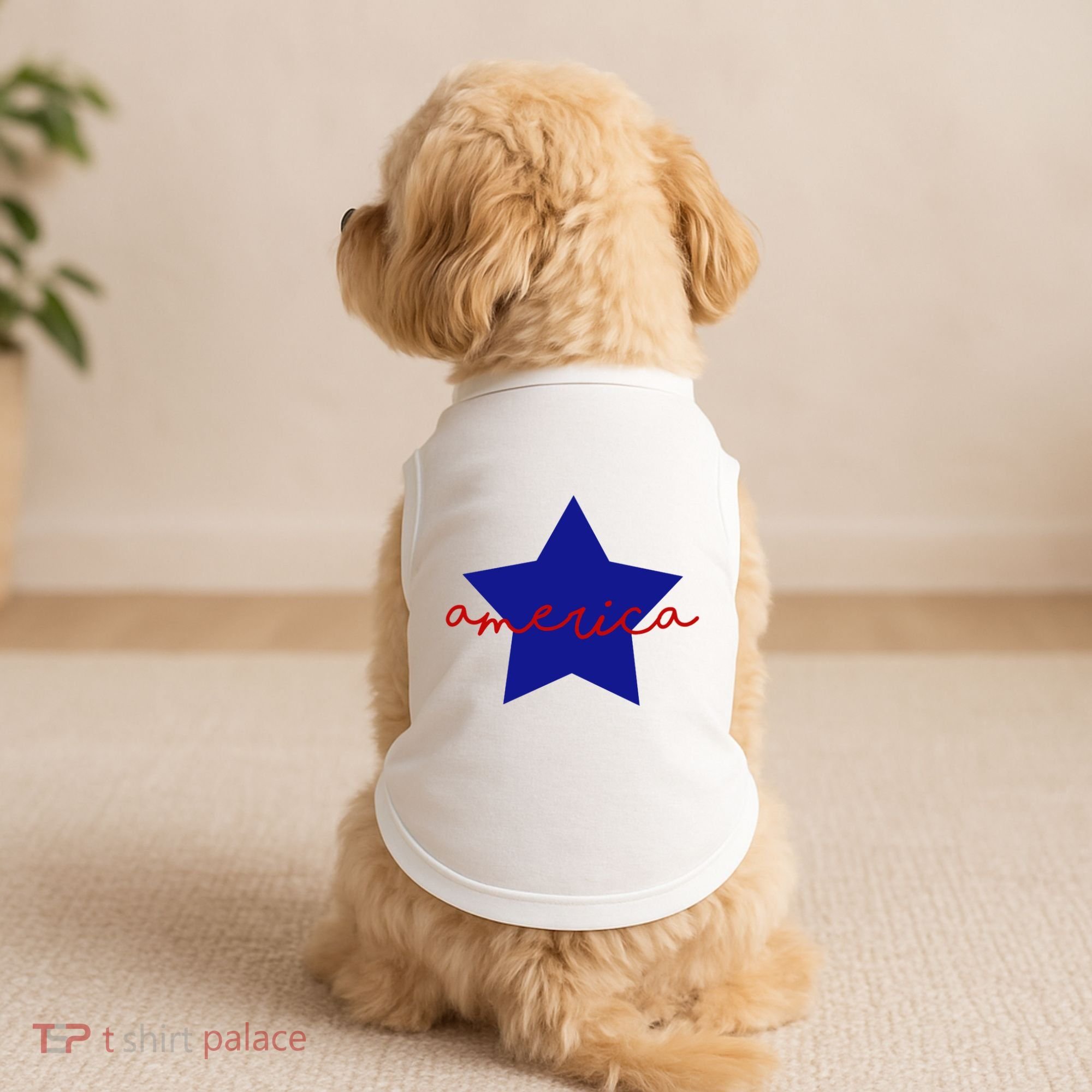 America Star 4th Of July Celebration Doggie Tank