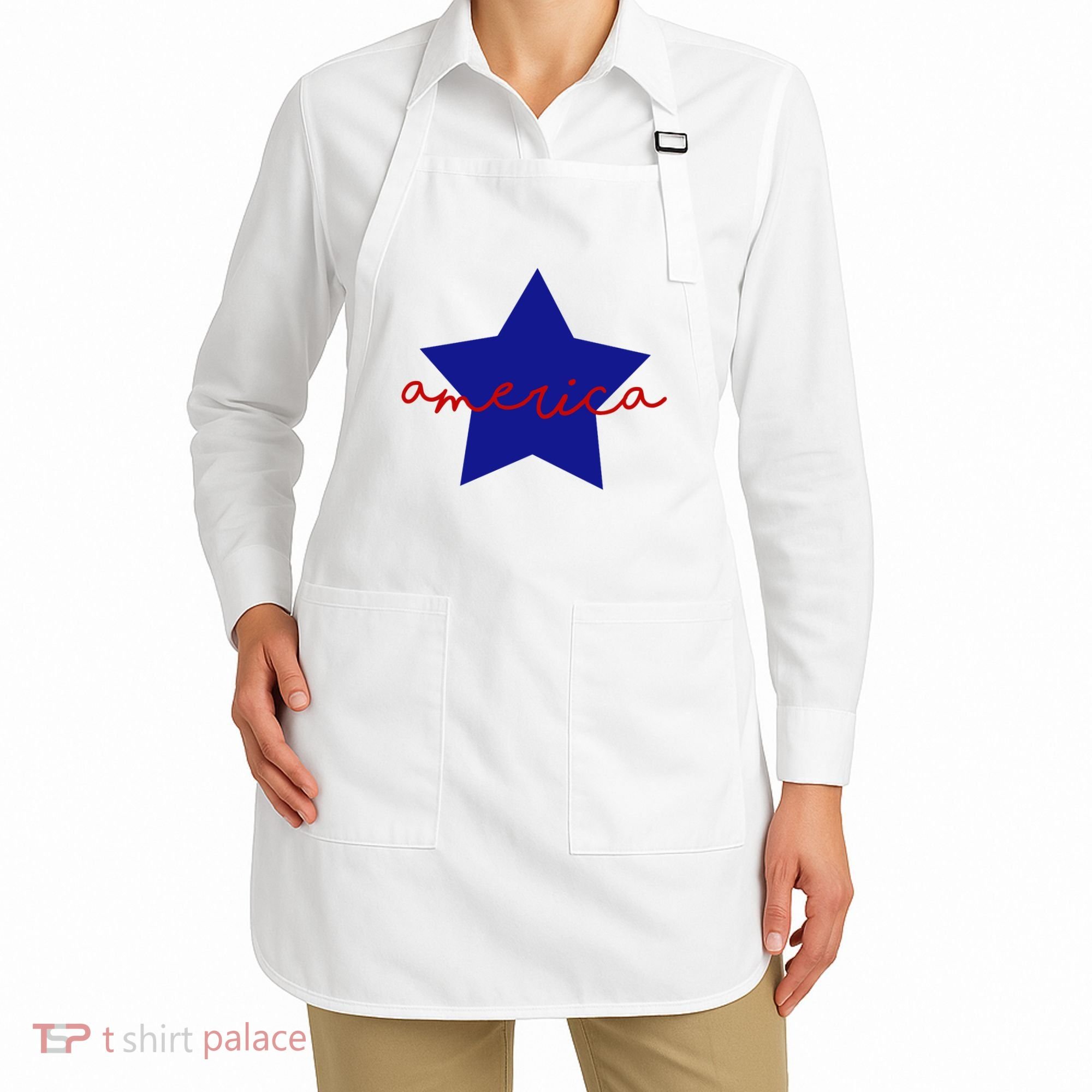 America Star 4th Of July Celebration Apron
