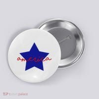 America Star 4th Of July Celebration Button thumb 0